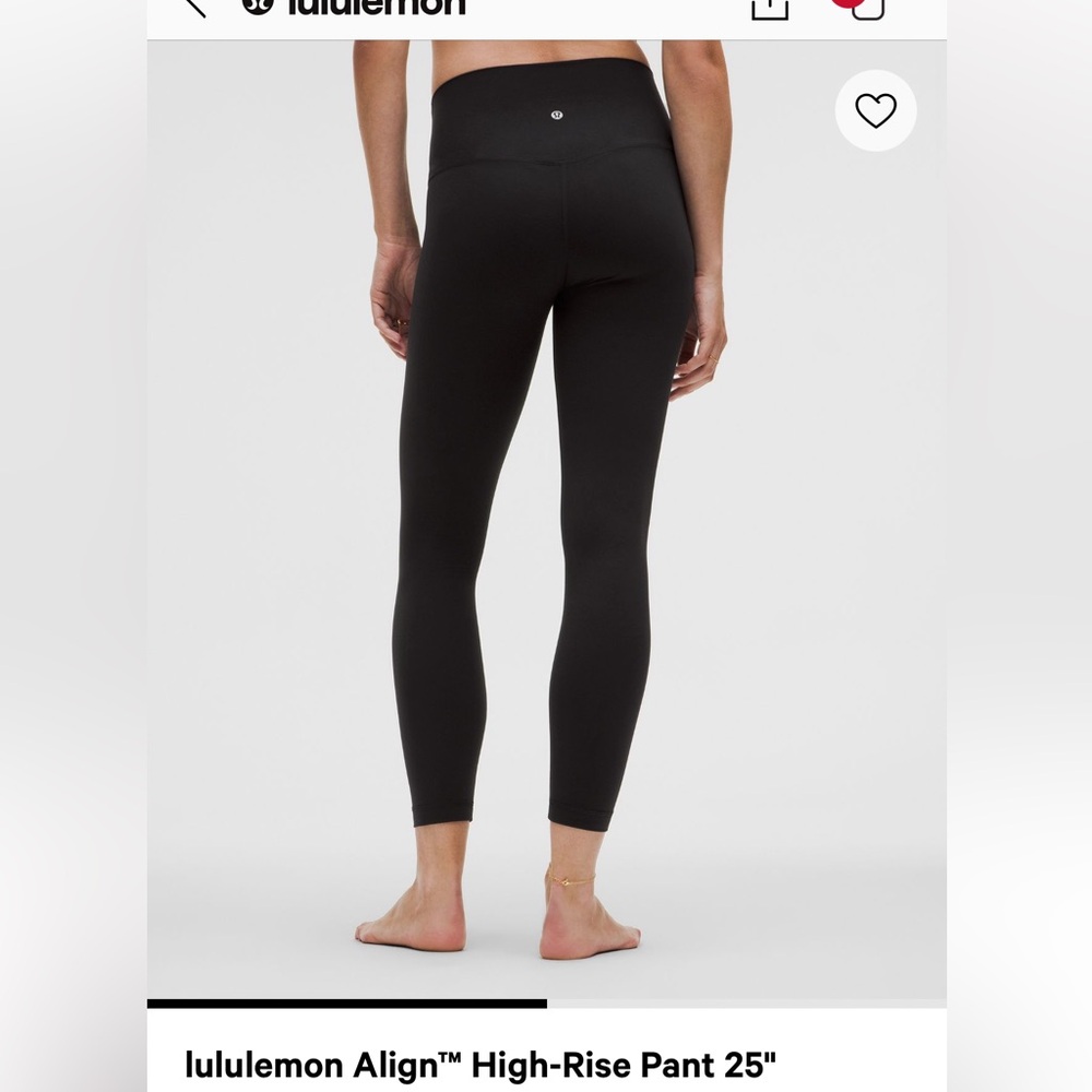 black lululemon align leggings